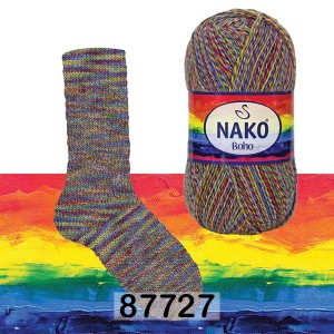 Пряжа Nako Boho Desen