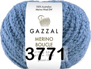 Пряжа Gazzal Merino Boucle