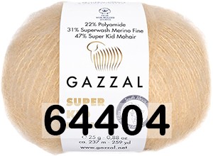Пряжа Gazzal Super Kid Mohair