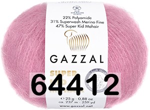 Пряжа Gazzal Super Kid Mohair