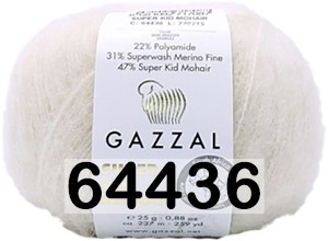 Пряжа Gazzal Super Kid Mohair