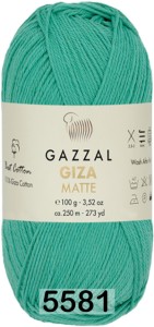 Пряжа Gazzal Giza Matte 125
