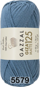 Пряжа Gazzal Giza Matte 125