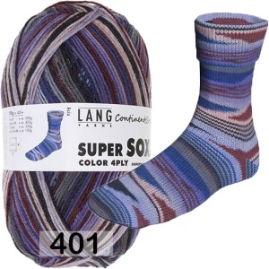 Пряжа Lang Yarns Super Soxx Color 4-Fach