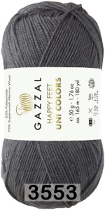 Пряжа Gazzal Happy Feet Unicolor