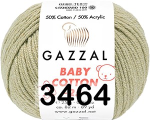 Пряжа Gazzal Baby Cotton 25