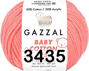Пряжа Gazzal Baby Cotton 25