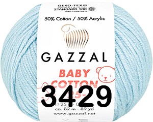 Пряжа Gazzal Baby Cotton 25