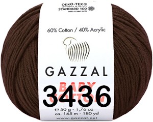 Пряжа Gazzal Baby Cotton