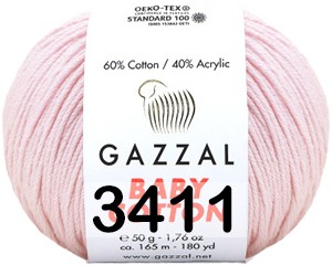 Пряжа Gazzal Baby Cotton