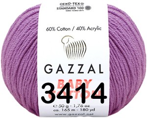Пряжа Gazzal Baby Cotton