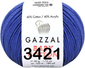 Пряжа Gazzal Baby Cotton