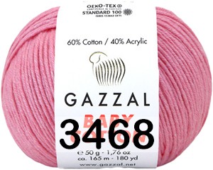 Пряжа Gazzal Baby Cotton