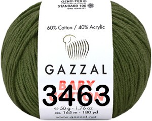 Пряжа Gazzal Baby Cotton