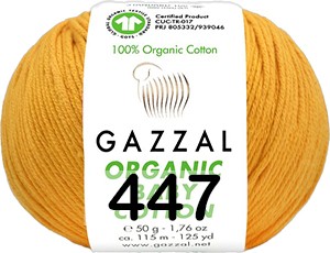 Пряжа Gazzal Organic Baby Cotton