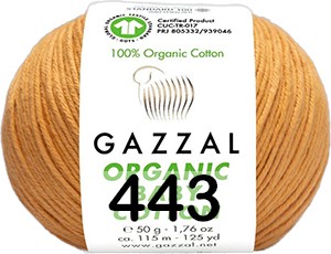 Пряжа Gazzal Organic Baby Cotton