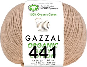 Пряжа Gazzal Organic Baby Cotton