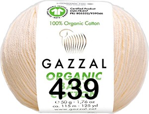 Пряжа Gazzal Organic Baby Cotton