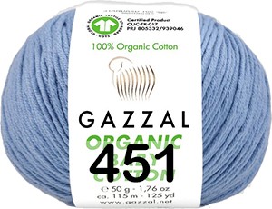 Пряжа Gazzal Organic Baby Cotton
