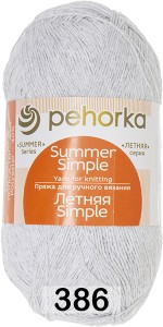 Пряжа Пехорка Летняя Simple