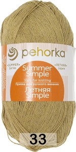 Пряжа Пехорка Летняя Simple