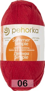 Пряжа Пехорка Летняя Simple