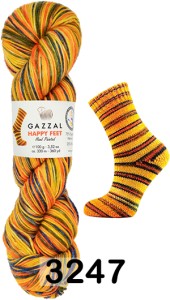 Пряжа Gazzal Happy Feet