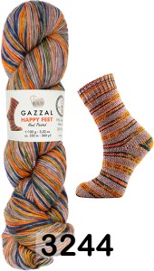 Пряжа Gazzal Happy Feet