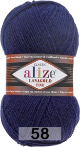 Пряжа Alize Lanagold Fine