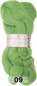 Пряжа Пехорка Шерсть для валяния тонкая