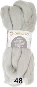 Пряжа Пехорка Шерсть для валяния тонкая