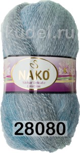Пряжа Nako Mohair Delicate Colorflow