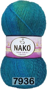 Пряжа Nako Mohair Delicate Colorflow