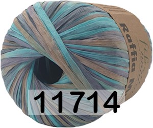 Пряжа Fibra Natura Raffia Multi