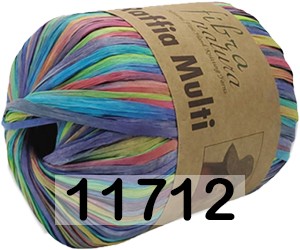 Пряжа Fibra Natura Raffia Multi