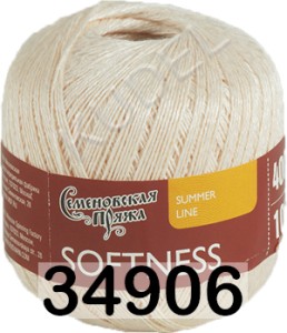 Пряжа Семеновская Softness / Нежность