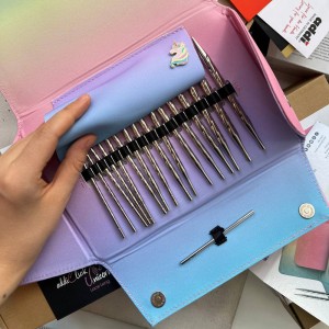 Набор круговых спиц со сменными лесками addiClick Unicorn Lase Long