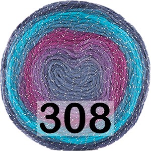 Пряжа Kamgarn Cake Silver Papatya