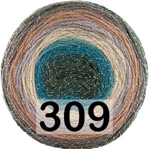 Пряжа Kamgarn Cake Silver Papatya