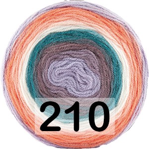 Пряжа Kamgarn Cake Wool Papatya