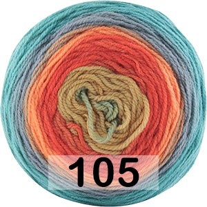 Пряжа Kamgarn Cake Wool Papatya