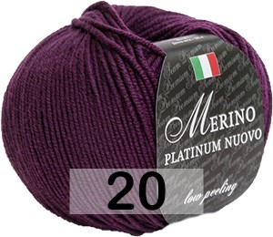 Пряжа Сеам Merino Platinum Nuovo