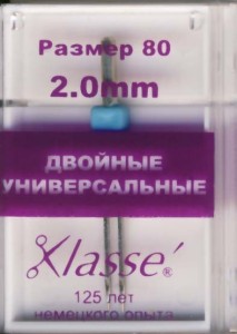 Машинные иглы двойные универсальные