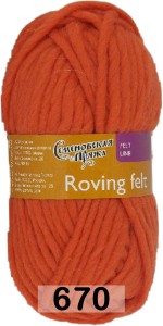 Пряжа Семеновская Roving felt / Валя